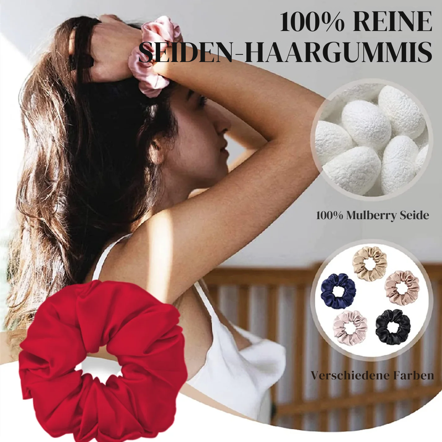 SOFT HAIR - Mulberry Silk Scrunchie