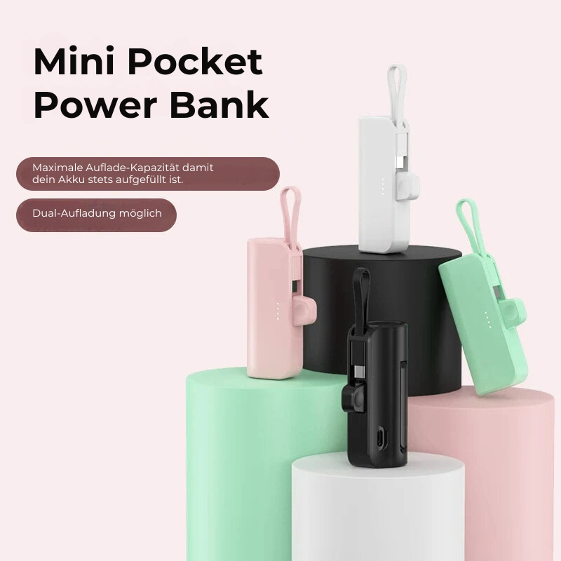 PocketPower - Die ultimative Dual- Power Bank im Taschenformat