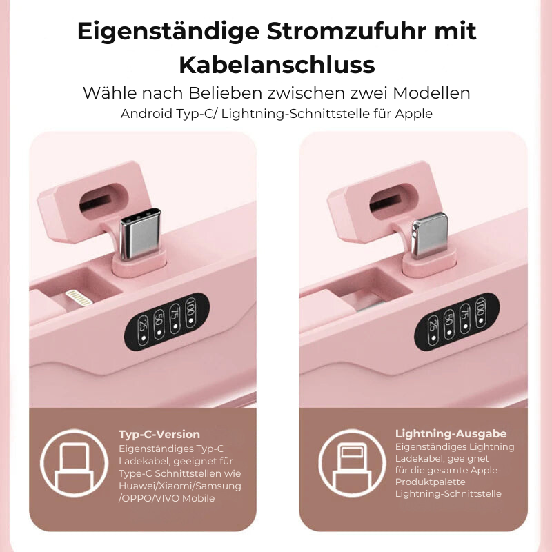 PocketPower - Die ultimative Dual- Power Bank im Taschenformat