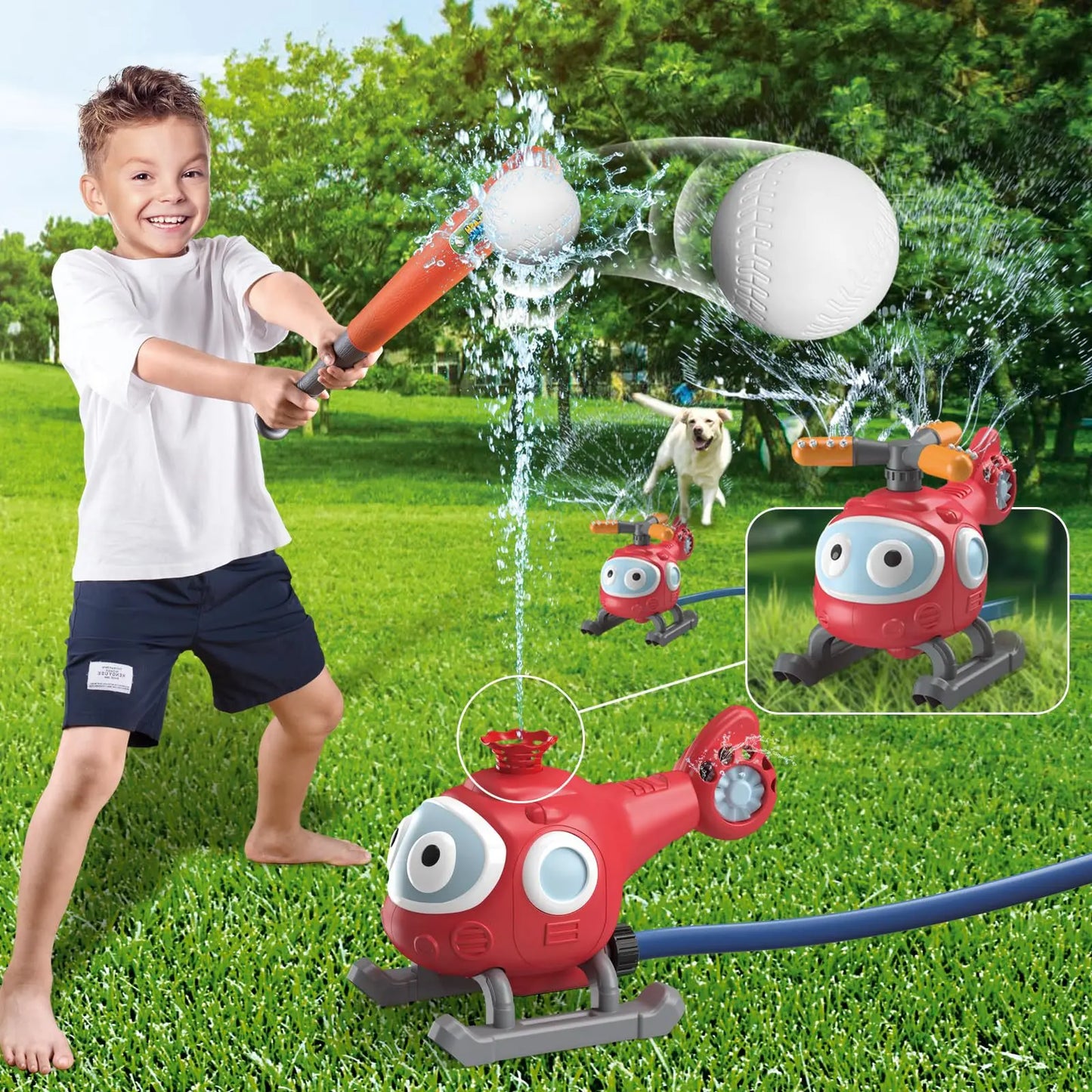 SPLASH BALL - Wasser Sprinkler